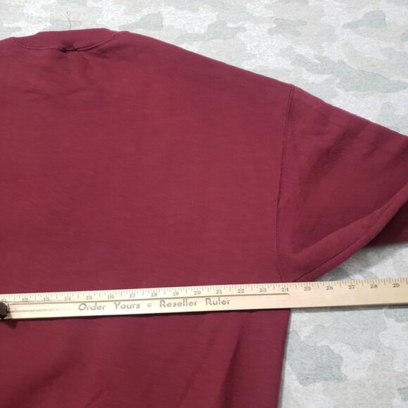 Vintage Destination Sweatshirt Mens XL Red Pullover Long Sleeve Made In USA - Picture 7 of 9
